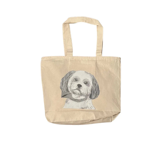 dog tote bag